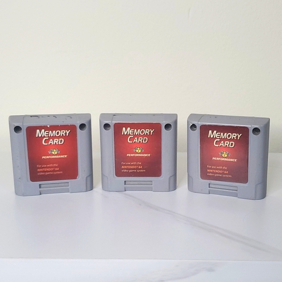 N64 Memory Cards 3total - Picture 1 of 5
